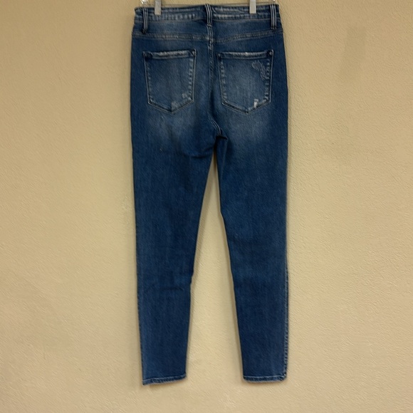 Flying Monkey denim straight leg button fly stretchy jeans  size 29 - Picture 5 of 5